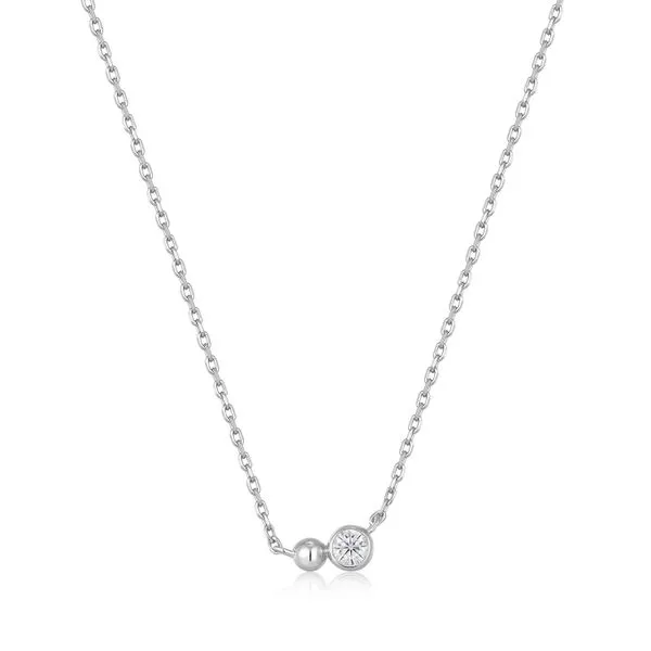 Ania Haie Silver Orb Sparkle Pendant Necklace Peter & Co. Jewelers Avon Lake, OH