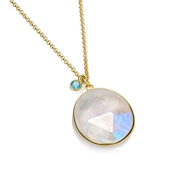 Jorge Revilla Rainbow Moonstone Necklace Peter & Co. Jewelers Avon Lake, OH