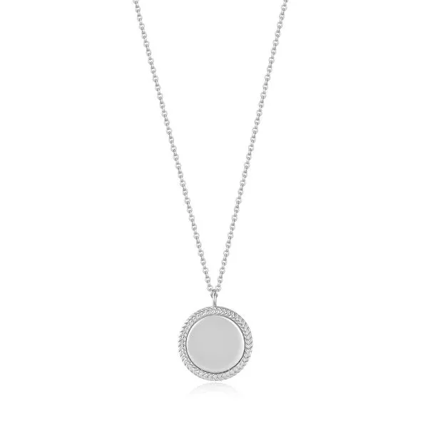 Ania Haie Silver Rope Disc Necklace Peter & Co. Jewelers Avon Lake, OH