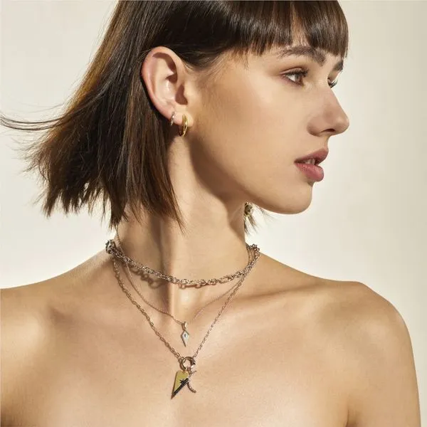 Ania Haie Gold Mini Link Charm Chain Connector Necklace Image 2 Peter & Co. Jewelers Avon Lake, OH