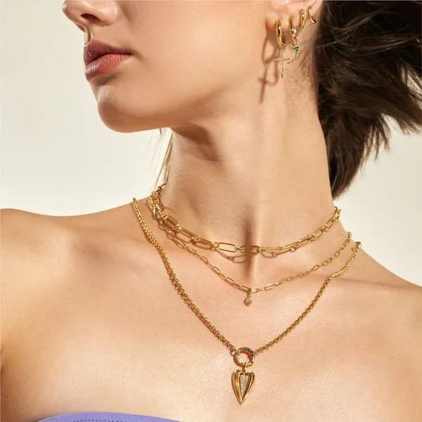 Avon gold chain necklace store
