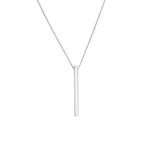 Engravable 3d Bar-Cube Necklace Peter & Co. Jewelers Avon Lake, OH