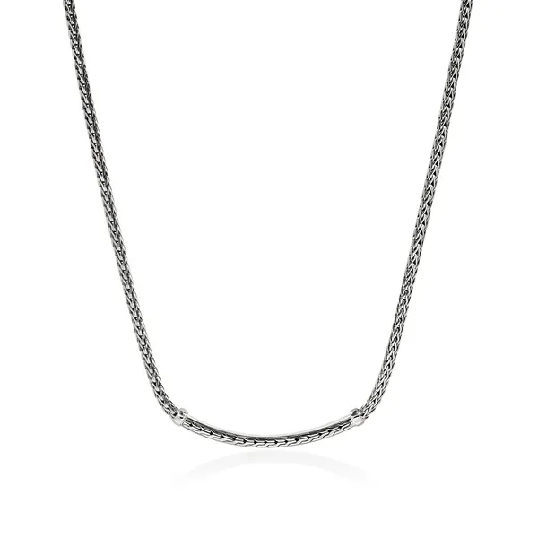 John Hardy Essential Pavé Black Sapphire Necklace Image 4 Peter & Co. Jewelers Avon Lake, OH
