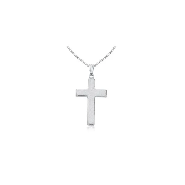 Polished Cross Necklace Peter & Co. Jewelers Avon Lake, OH