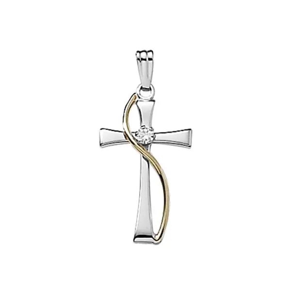 Diamond Accented Cross Necklace Peter & Co. Jewelers Avon Lake, OH
