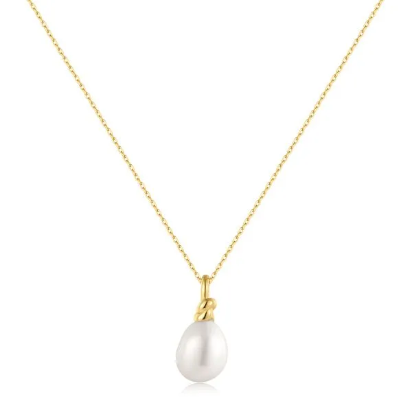 Ania Haie Gold Freshwater Pearl Pendant Necklace Peter & Co. Jewelers Avon Lake, OH