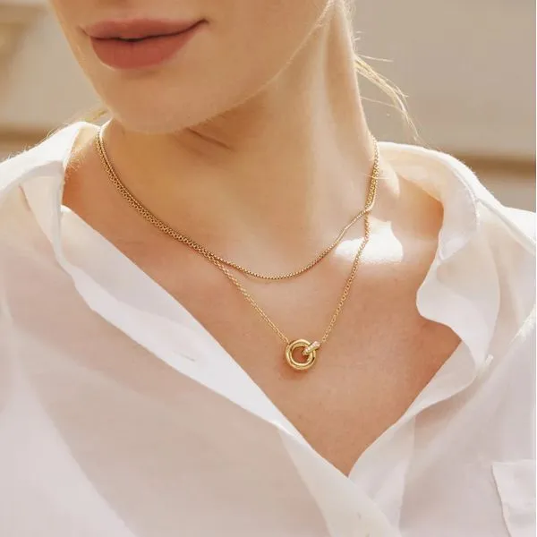 Ania Haie Gold Linked Necklace Image 3 Peter & Co. Jewelers Avon Lake, OH