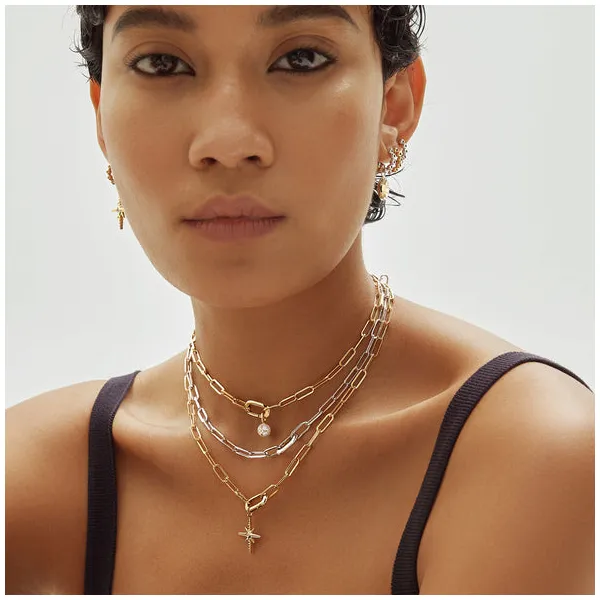 Ania Haie Gold Linked Chunky Chain Necklace Image 4 Peter & Co. Jewelers Avon Lake, OH