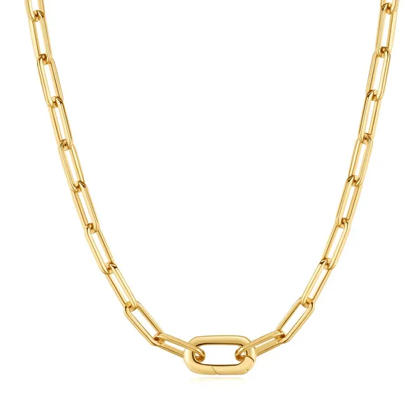 Ania Haie Gold Linked Chunky Chain Necklace Peter & Co. Jewelers Avon Lake, OH