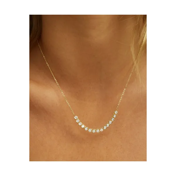 Melinda Maria Baroness Tennis Chain Necklace Image 4 Peter & Co. Jewelers Avon Lake, OH