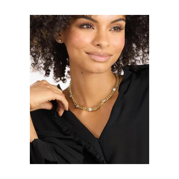 Melinda Maria Julian 5 Diamond Necklace 18