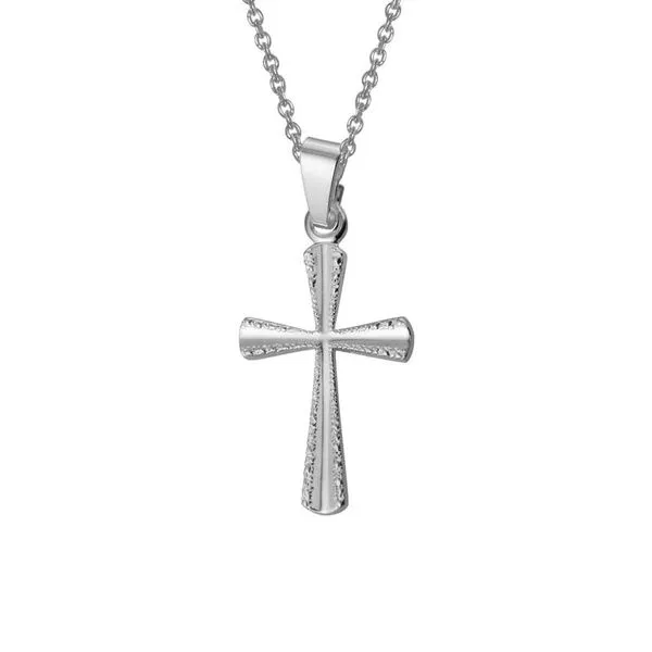 Silver Cross Necklace Peter & Co. Jewelers Avon Lake, OH