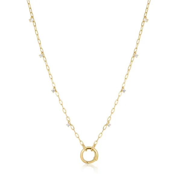 Ania Haie Gold Shimmer Chain Charm Connector Necklace Peter & Co. Jewelers Avon Lake, OH