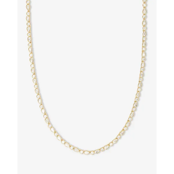 Melinda Maria Isla Tennis Necklace 18
