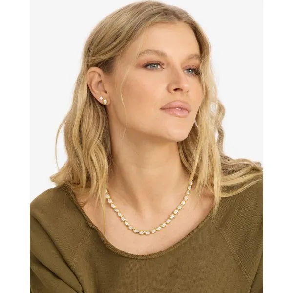 Melinda Maria She's a Boss Tennis Necklace 18