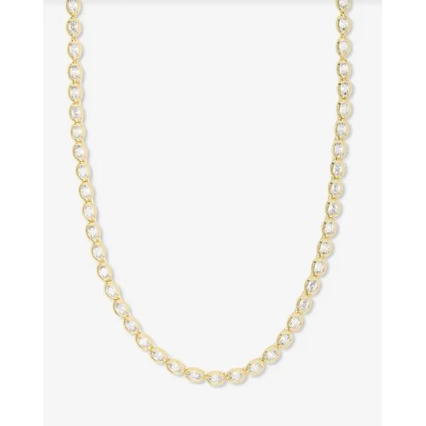 Melinda Maria She's a Boss Tennis Necklace 18