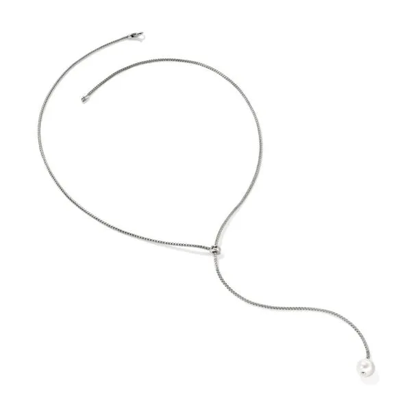 John Hardy Essential Pearl Lariat Necklace Image 3 Peter & Co. Jewelers Avon Lake, OH