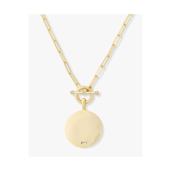 Melinda Maria Love Letters Medallion Necklace 