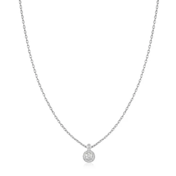 Ania Haie Silver Sphere Pavé Necklace Peter & Co. Jewelers Avon Lake, OH