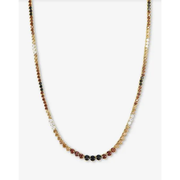 Melinda Maria Not Your Basic Graduated Ombre Tennis Necklace Peter & Co. Jewelers Avon Lake, OH