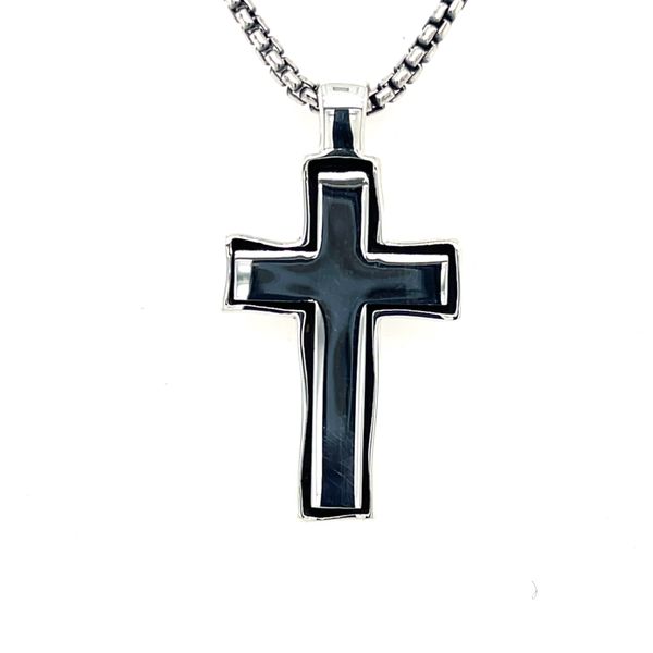 Cross Pendant Necklace Image 3 Peter & Co. Jewelers Avon Lake, OH