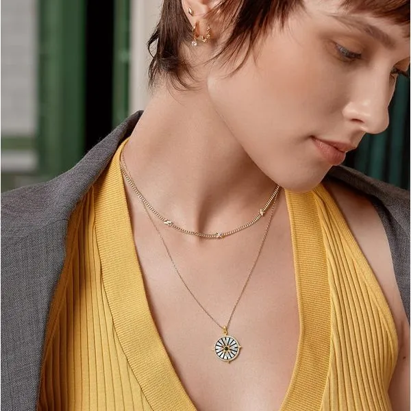 Ania Haie Gold Astrolabe Necklace Image 2 Peter & Co. Jewelers Avon Lake, OH