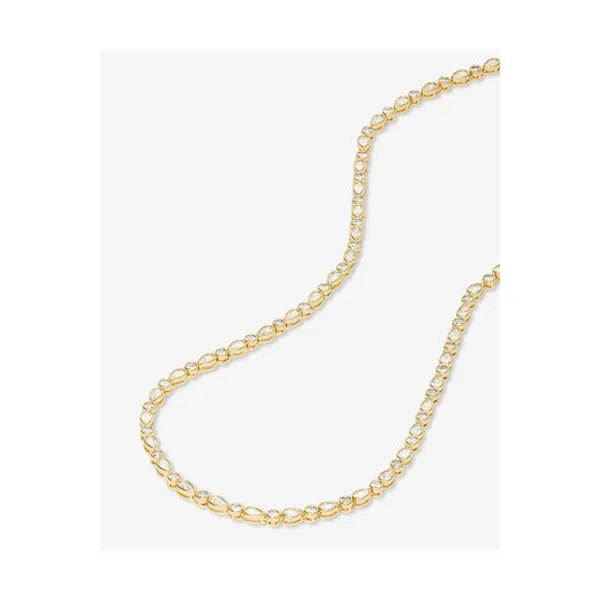 Melinda Maria Isla Tennis Necklace 18