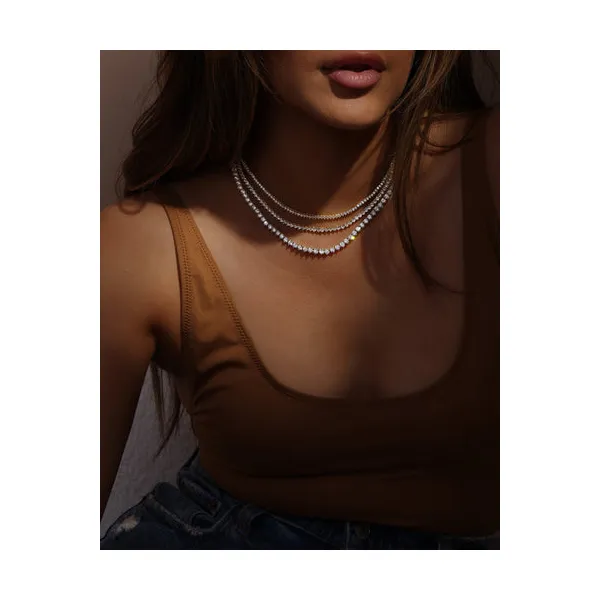 Melinda Maria Baby Not Your Basic Tennis Necklace 16