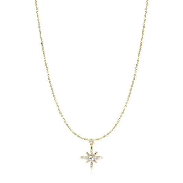 Ania Haie Gold Sparkling Nova Star Necklace Peter & Co. Jewelers Avon Lake, OH