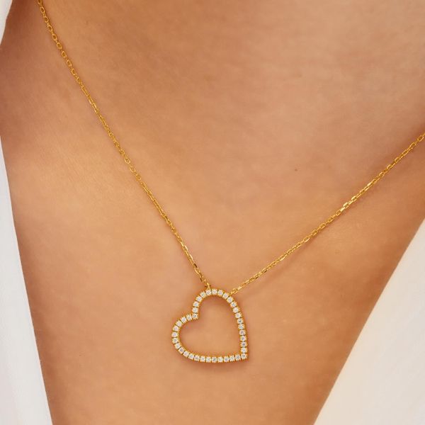 Ania Haie Gold Heart Necklace Image 2 Peter & Co. Jewelers Avon Lake, OH
