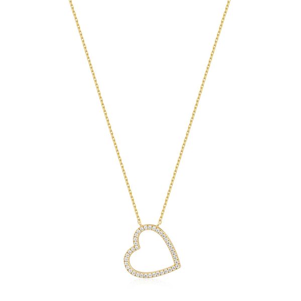 Ania Haie Gold Heart Necklace Peter & Co. Jewelers Avon Lake, OH