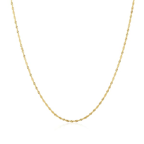 Ania Haie Gold Twisted Chain Necklace Peter & Co. Jewelers Avon Lake, OH