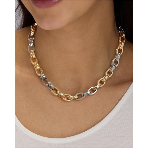 Melinda Maria Ashley Chain Link Necklace 9mm Image 2 Peter & Co. Jewelers Avon Lake, OH