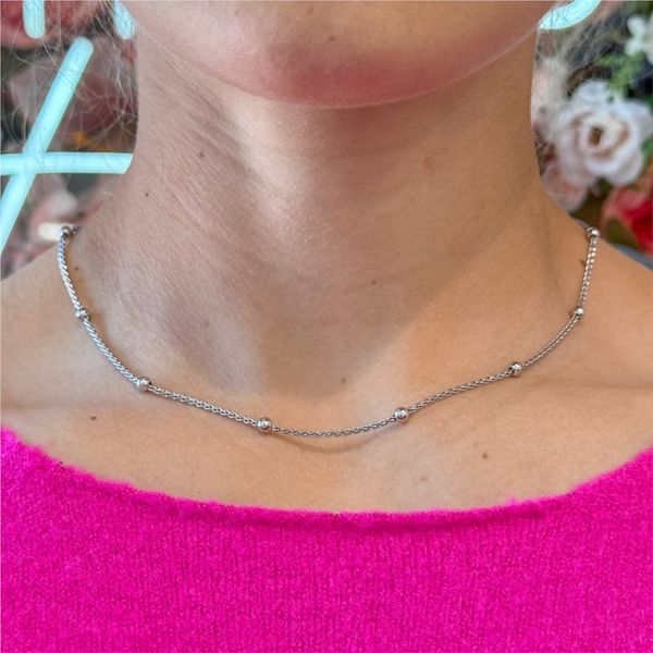 Bead Station Necklace Image 2 Peter & Co. Jewelers Avon Lake, OH