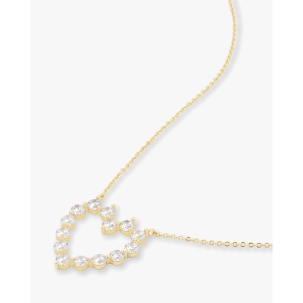 Melinda Maria She's an Icon Small Heart Necklace Image 2 Peter & Co. Jewelers Avon Lake, OH