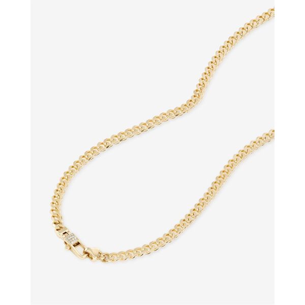 Melinda Maria Julian Pavé Lock Necklace 5mm Image 3 Peter & Co. Jewelers Avon Lake, OH