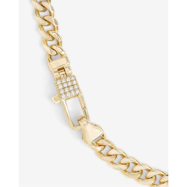 Melinda Maria Julian Pavé Lock Necklace 5mm Image 4 Peter & Co. Jewelers Avon Lake, OH