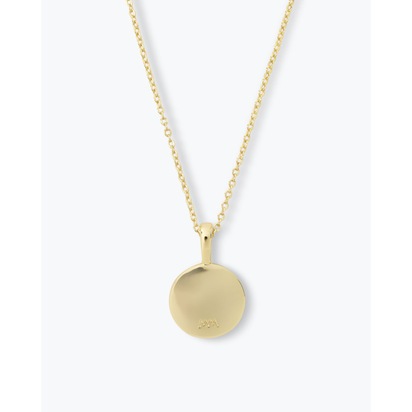 Melinda Maria Love Letters Medallion Necklace 