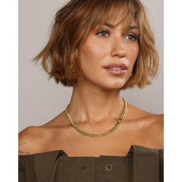 Melinda Maria Julian Cuban Chain Necklace Image 2 Peter & Co. Jewelers Avon Lake, OH