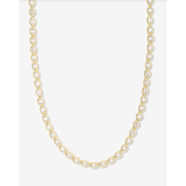 Melinda Maria She's a Boss Tennis Necklace 18