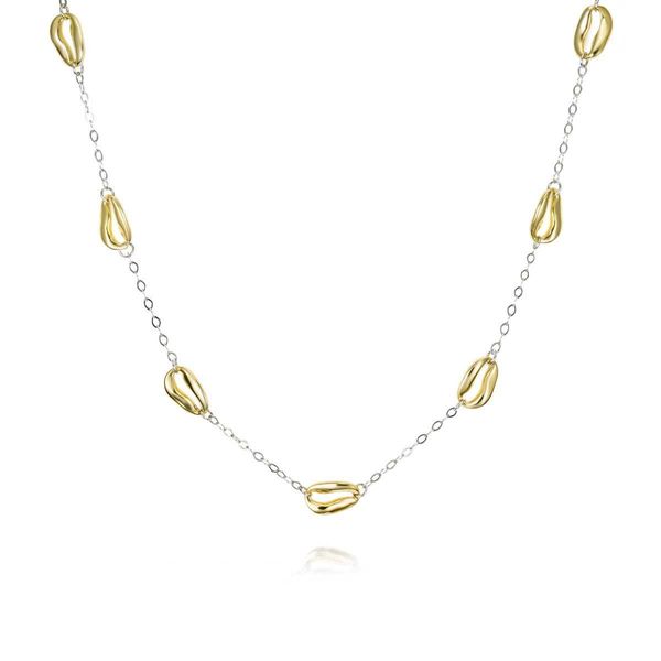 Jorge Revilla Bean Collection Long Two-Tone Necklace Peter & Co. Jewelers Avon Lake, OH