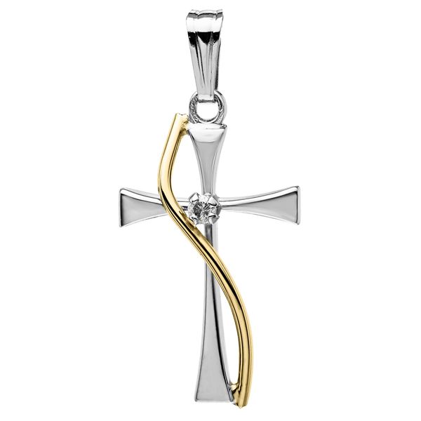 Diamond Accented Cross Necklace Peter & Co. Jewelers Avon Lake, OH