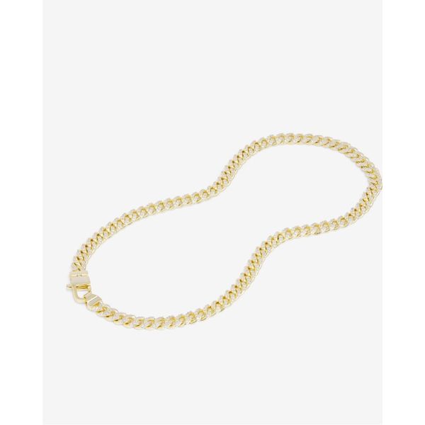 Melinda Maria Pavé Julian Cuban Chain Necklace 6.8mm Image 3 Peter & Co. Jewelers Avon Lake, OH