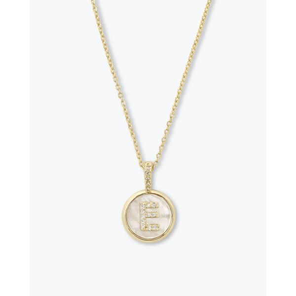 Melinda Maria Love Letters Medallion Necklace 