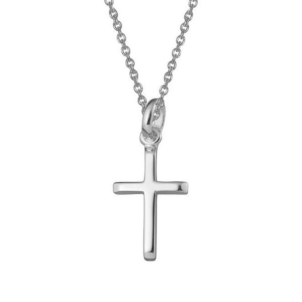 Silver Cross Necklace Peter & Co. Jewelers Avon Lake, OH