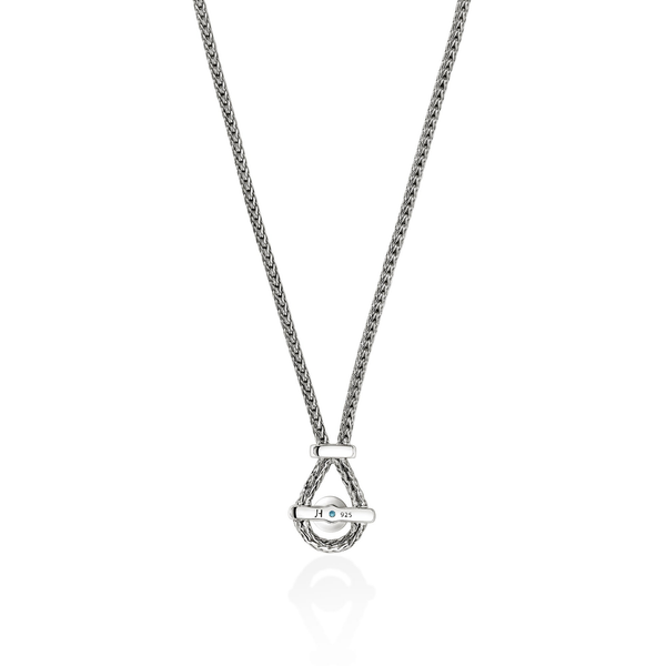 John Hardy Icon Necklace, Swiss Blue Topaz Image 3 Peter & Co. Jewelers Avon Lake, OH