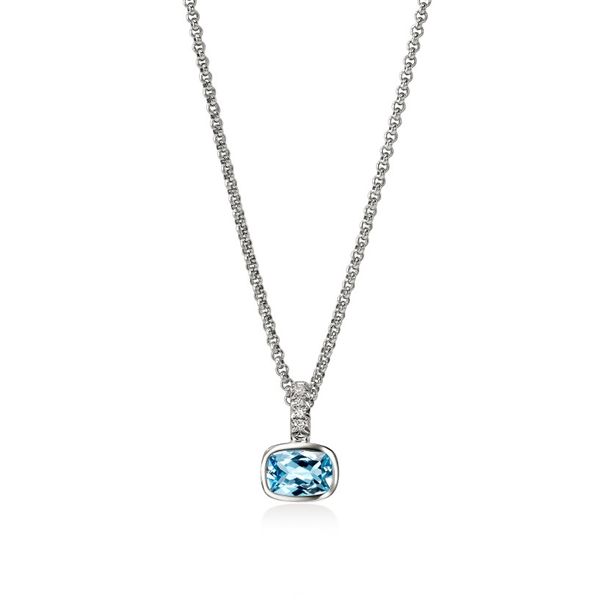 John Hardy Heishi Gem Necklace, Swiss Blue Topaz Peter & Co. Jewelers Avon Lake, OH