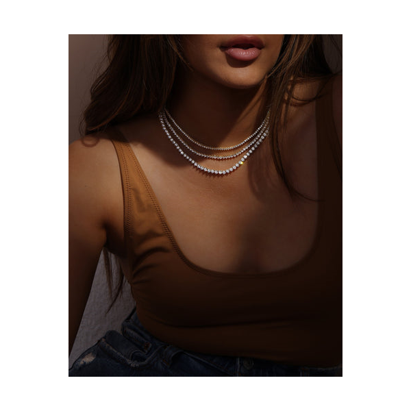 Melinda Maria Baby Not Your Basic Tennis Necklace 16