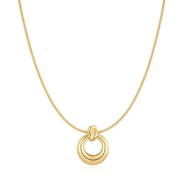 Ania Haie Gold Open Circle Necklace Peter & Co. Jewelers Avon Lake, OH