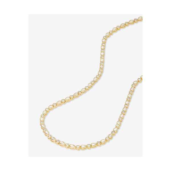 Melinda Maria Isla Tennis Necklace 18